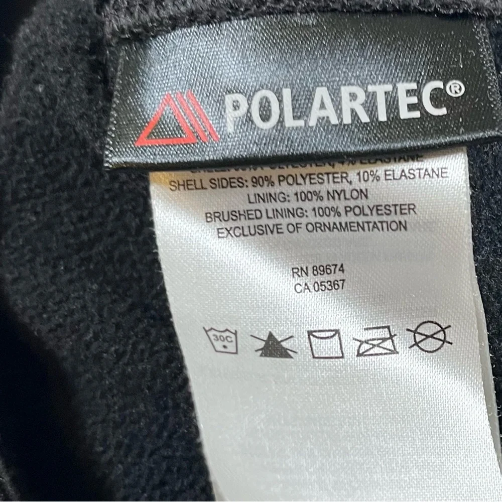 Mountain Hardwear‎ Womens M Polartec High Loft Fleece Black Jacket